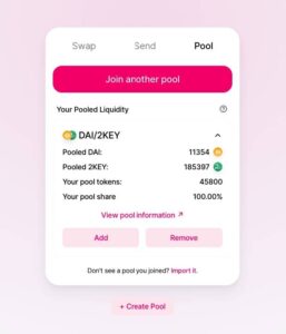 برداشت دارایی از یونی سواپ
