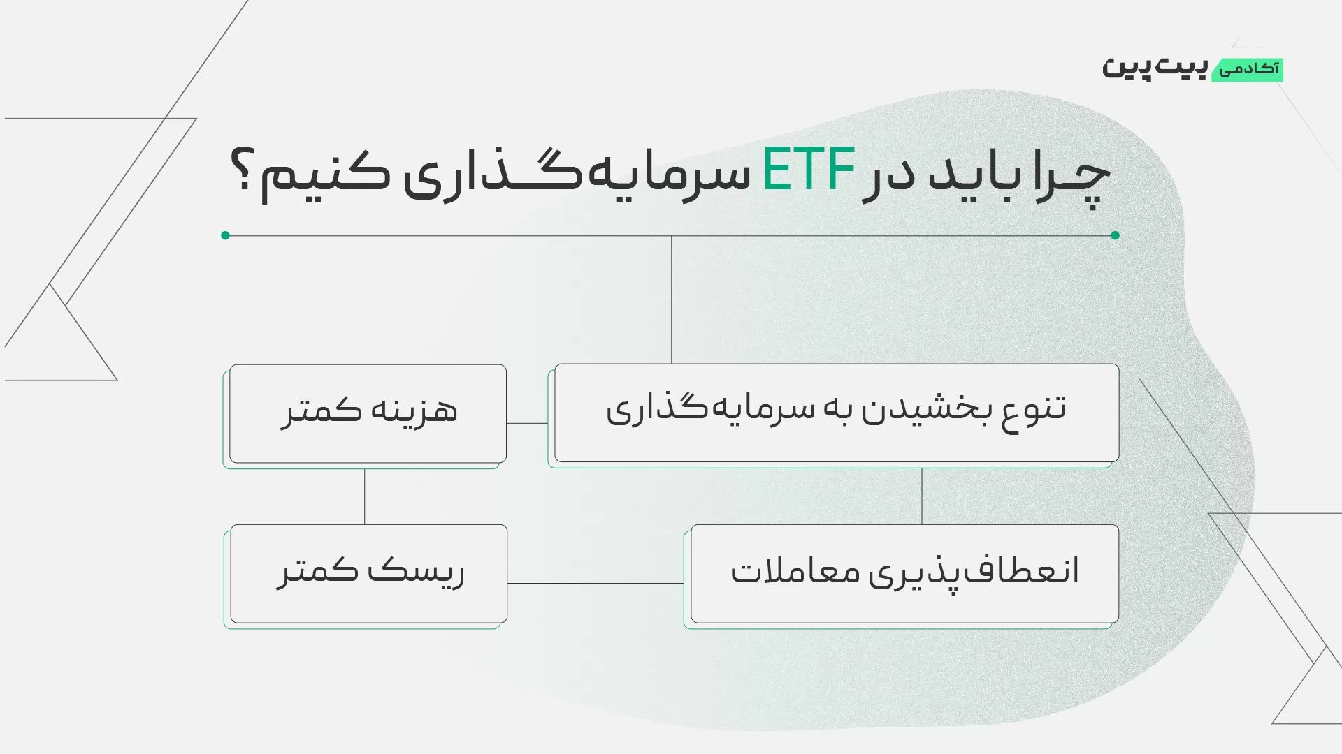 مزایای ETF چیست؟ چرا باید در ETF سرمایه&zwnj;گذاری کنیم؟