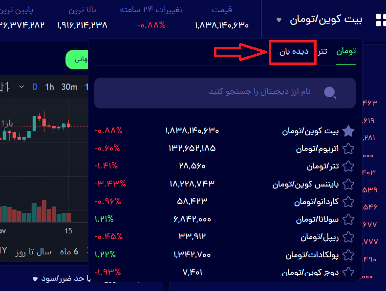 مشاهده دیده بان بیت پین