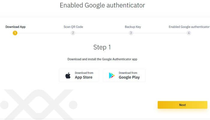 launch google authenticator home آموزش کار با پلتفرم bscscan، مرورگر بلاکچین زنجیره هوشمند بایننس