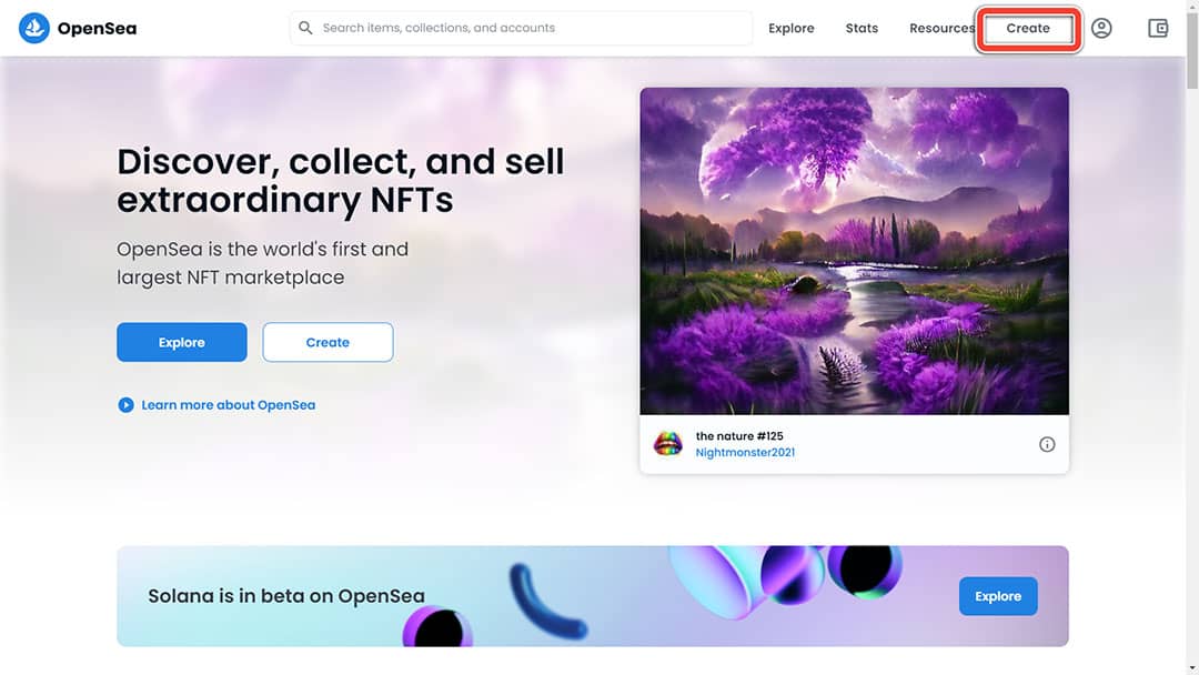 آموزش کامل ساخت NFT رایگان و فروش ان اف تی در اوپن سی (OpenSea)