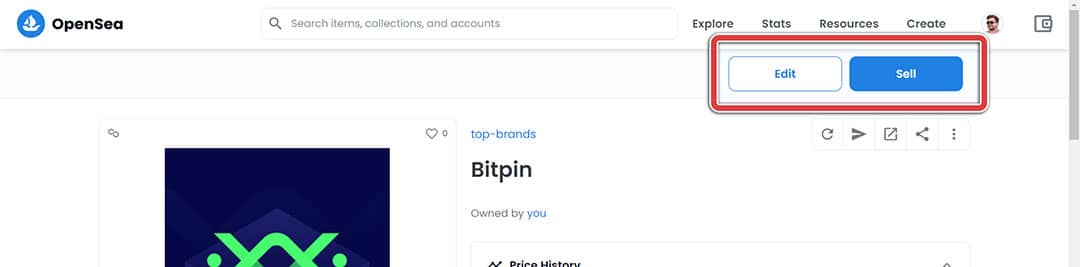 mint nft opensea bitpin academy 14 آموزش تصویری ساخت و مینت NFT رایگان در اوپن سی