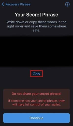 آموزش گام به گام تصویری بازیابی کلمات بازیابی تراست ولت