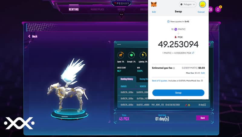 آموزش گام به گام بازی رایگان Pegaxy
