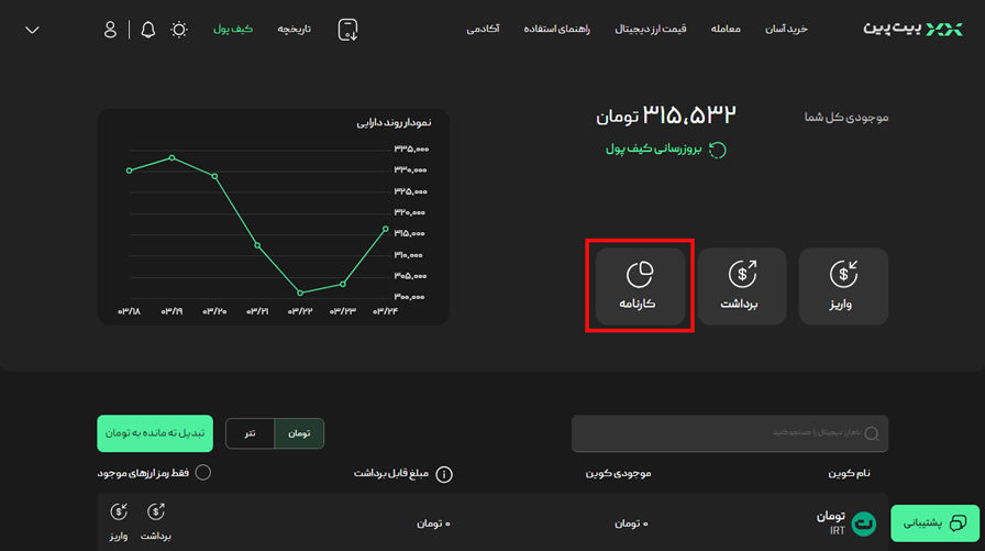 کارنامه بیت پین