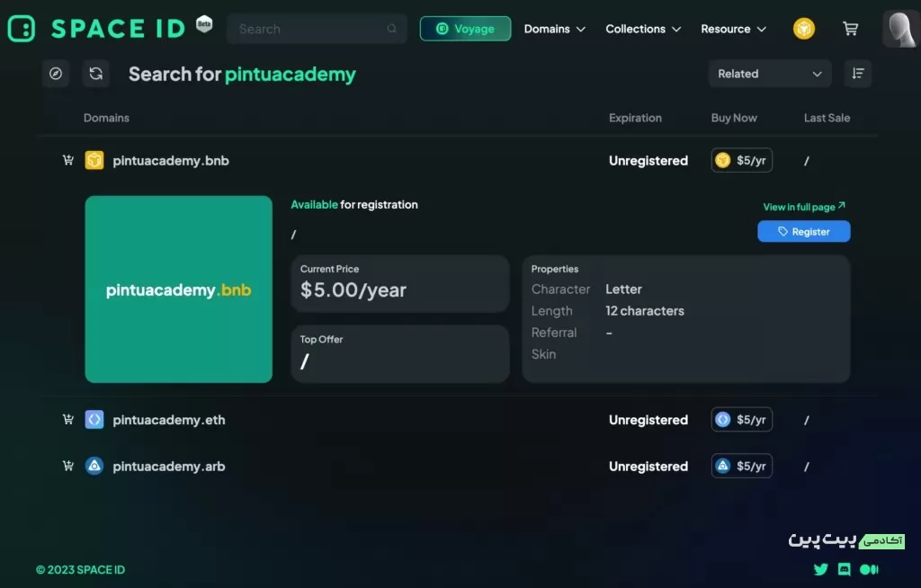 پلتفرم اسپیس آی دی (SPACE ID)