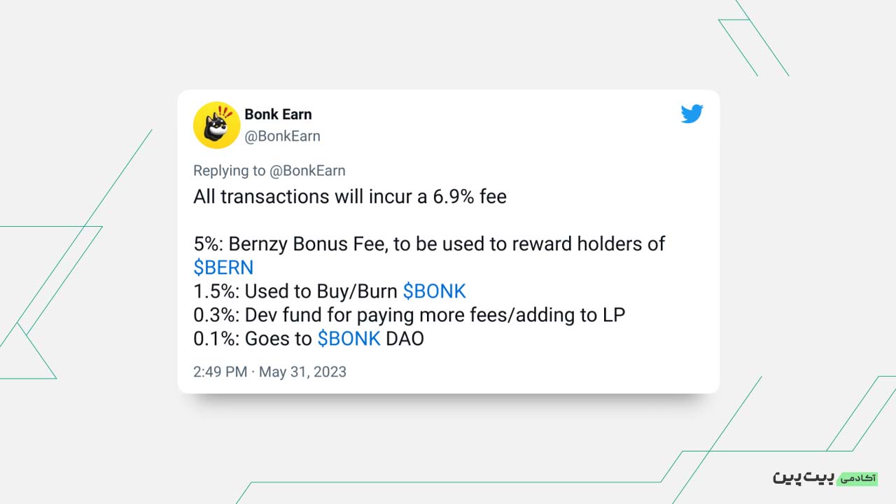 توییت BonkEarn