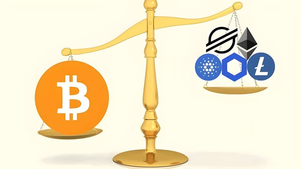 دامیننس بیت کوین در برابر دامیننس آلت کوین‌ها