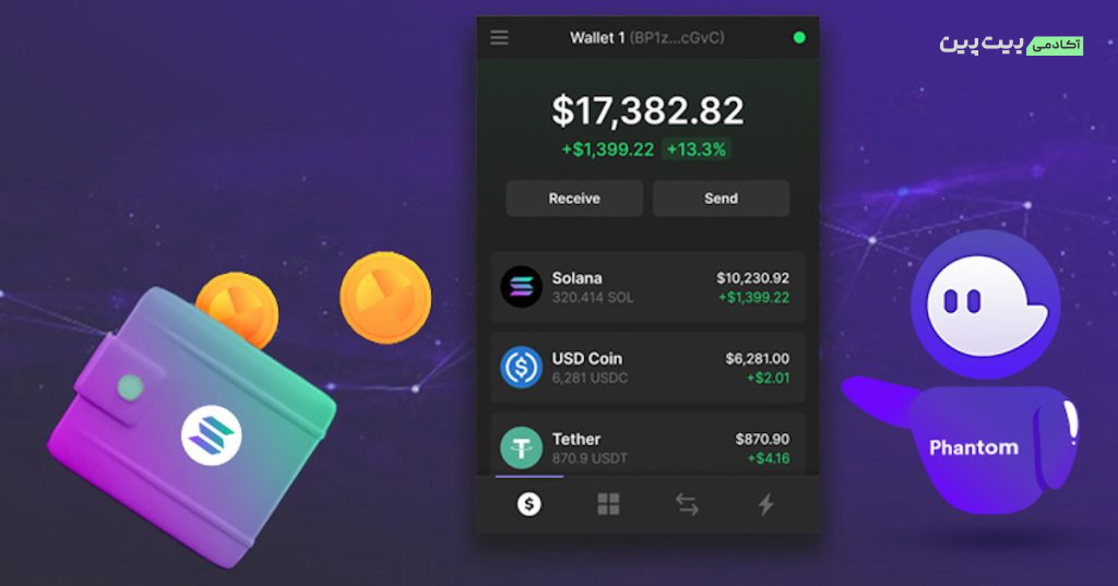 کیف پول فانتوم سولانا