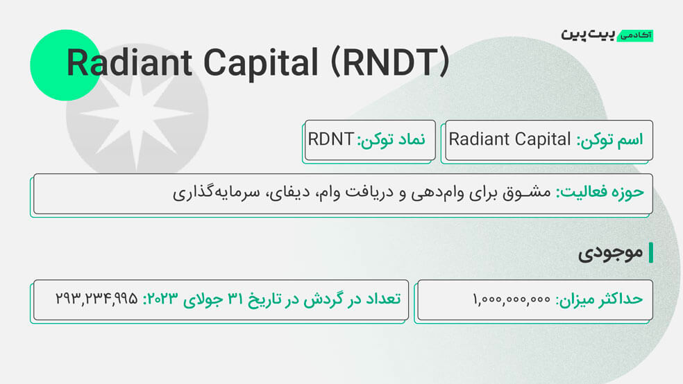 توکنومیکس RNDT