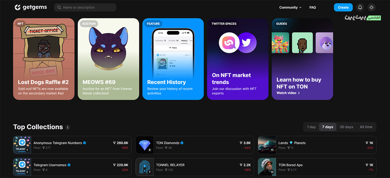 پلتفرم getgems