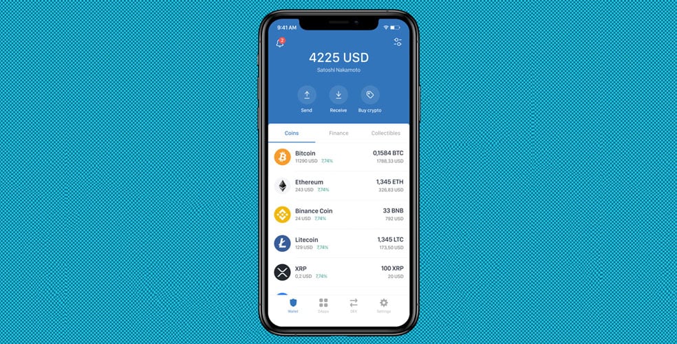 کیف پول نرم‌افزاری تراست ولت