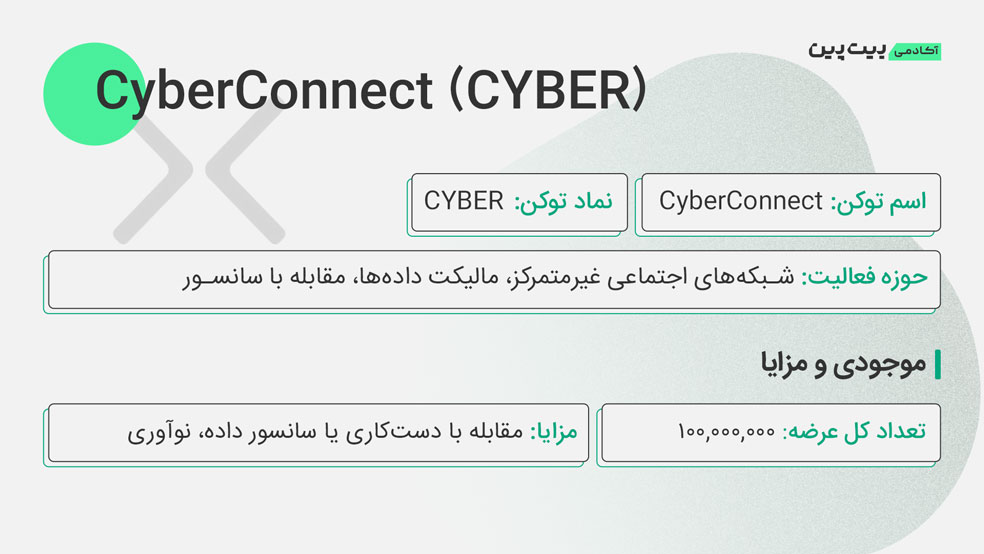 توکنومیکس ارز CYBER