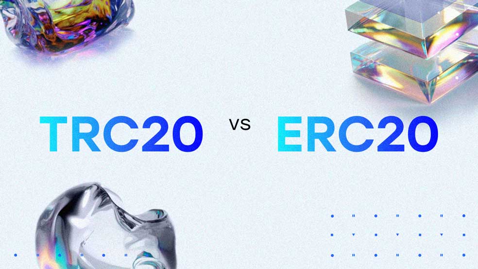 تفاوت erc20 و trc20