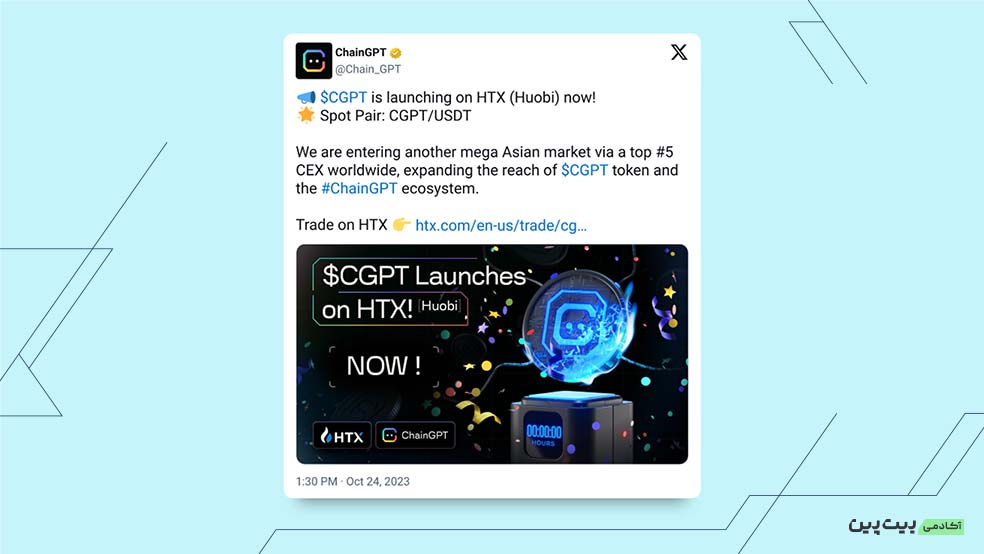 توییت ChainGPT
