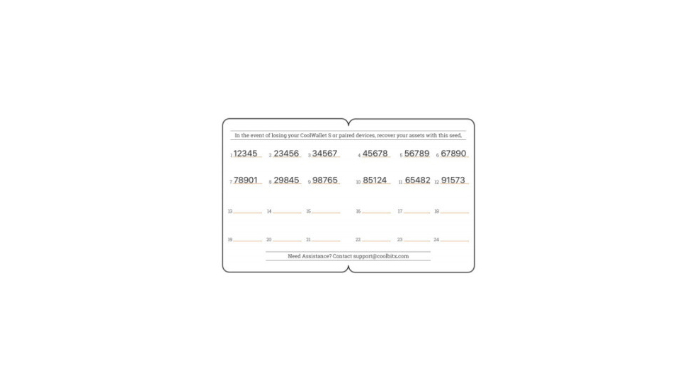 نحوه ریکاوری کیف پول سخت افزاری کول ولت