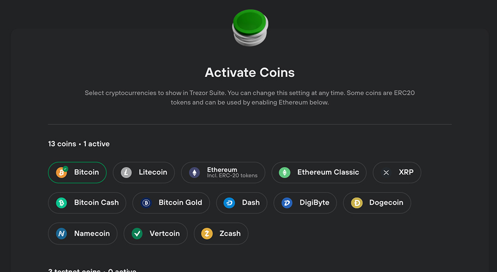 نحوه راه‌اندازی کیف پول Trezor