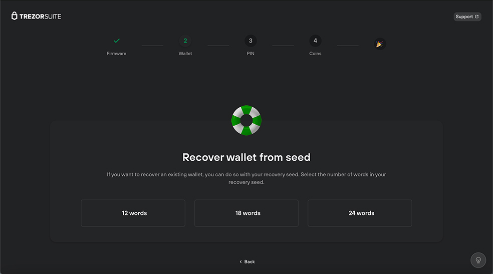 نحوه راه‌اندازی کیف پول Trezor