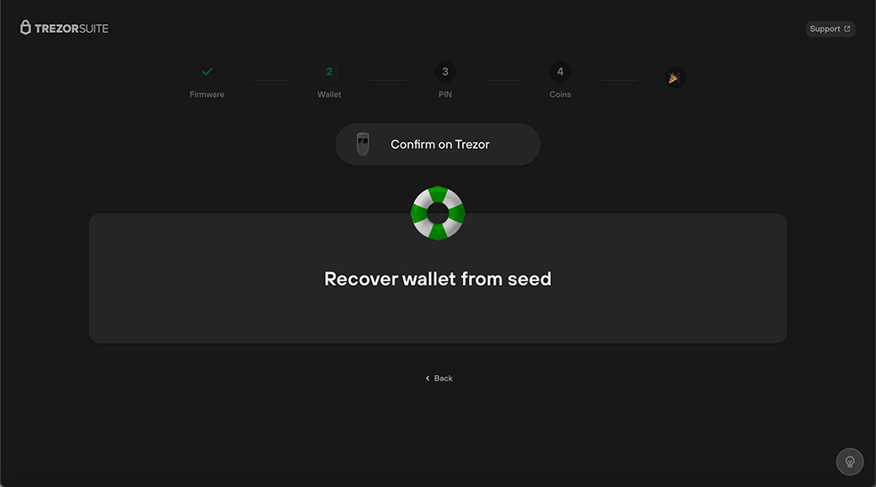 نحوه راه‌اندازی کیف پول Trezor