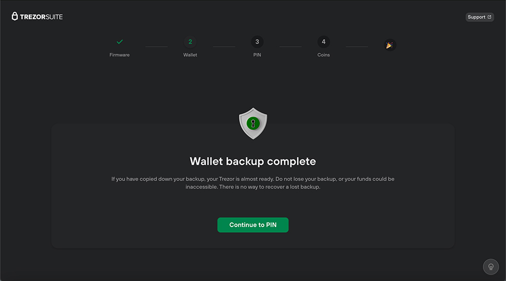 نحوه راه‌اندازی کیف پول Trezor