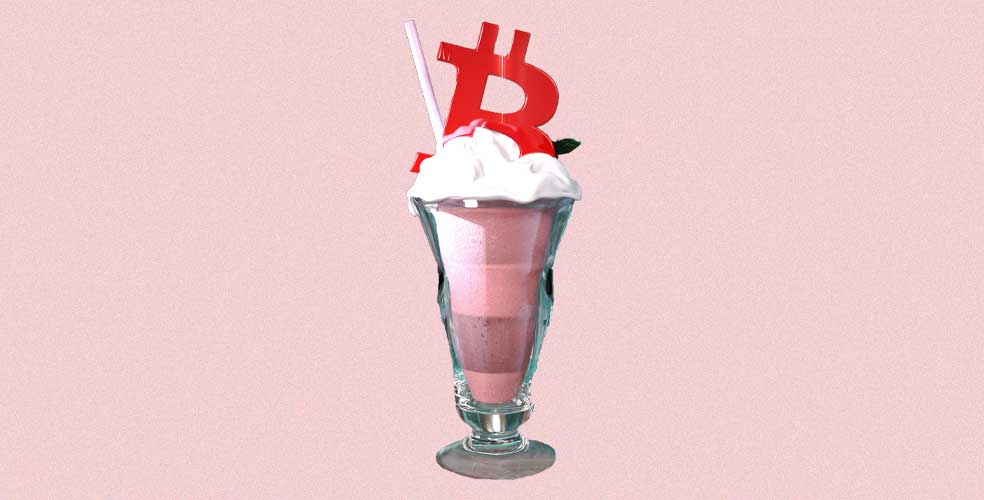 میلک شیک بیت کوین