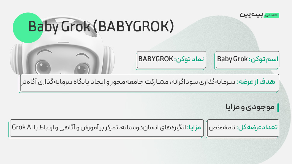 توکنومیک بیبی گروک