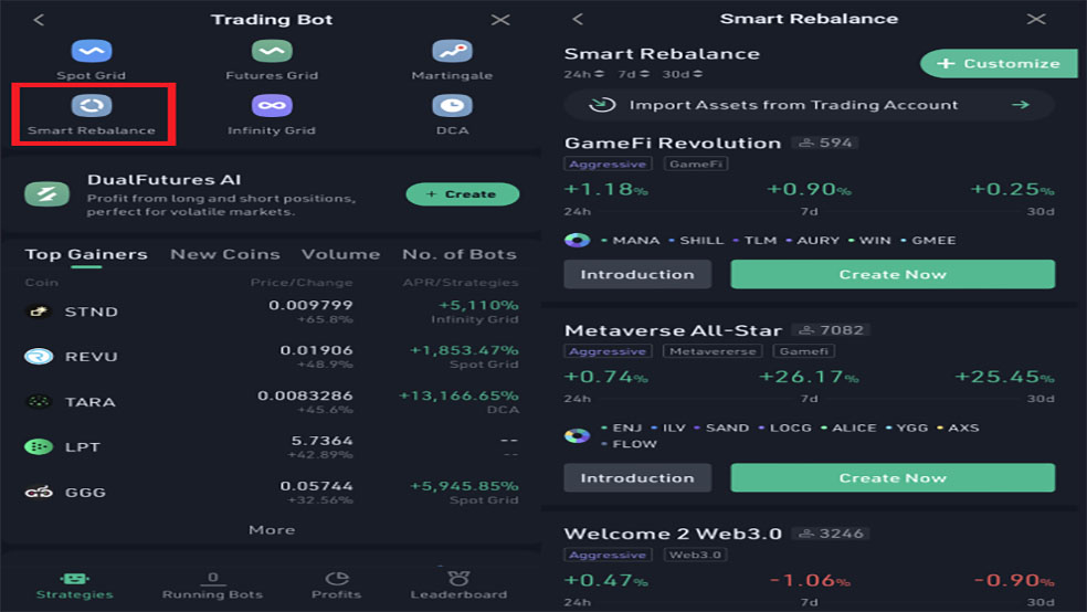 آموزش کار با ربات Smart Rebalancer صرافی کوکوین2