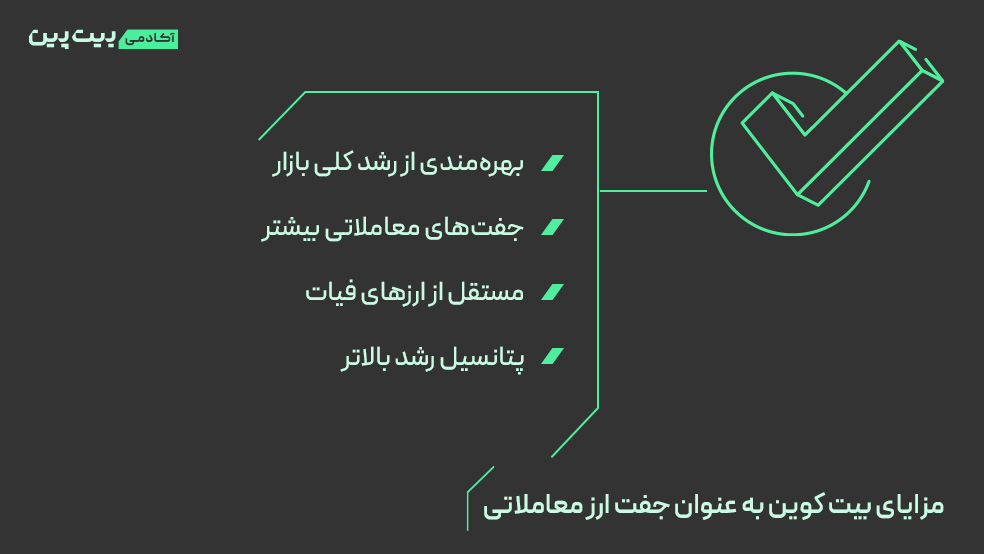 مزایای بیت کوین برای استفاده به عنوان جفت ارز معاملاتی چیست