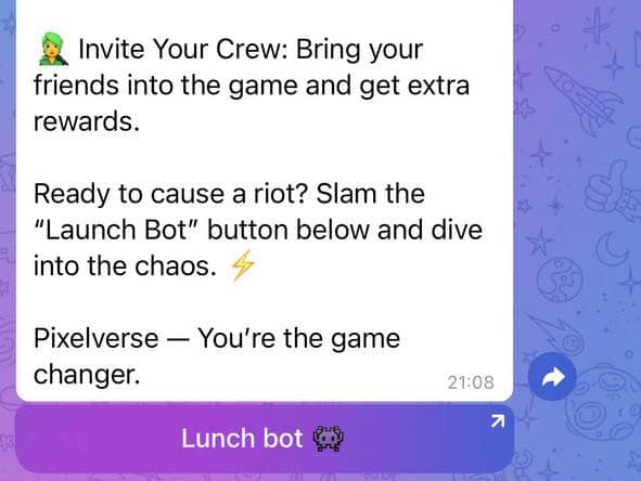 کلیک برای شروع بازی پیکسل تپ