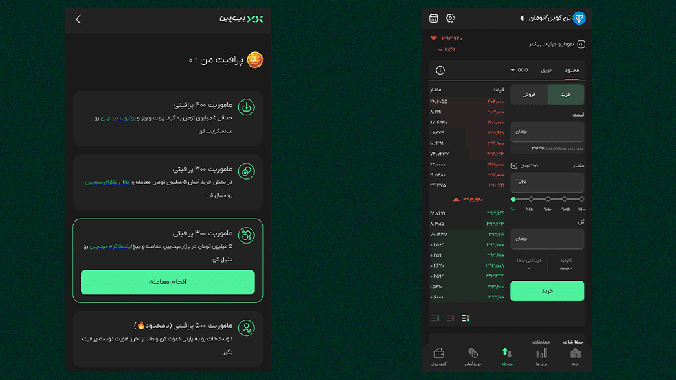 مأموریت سوم همستر پارتی؛ معامله در بازار اسپات بیت پین