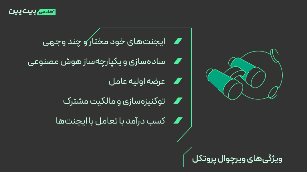 ویژگی های پروتکل ویرچوالز
