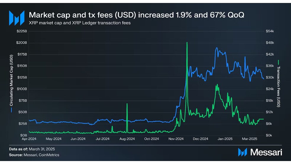 1.1 68 جدیدترین گزارش Messari از بلاک چین ریپل (XRP): رشد دو رقمی کاربران، تراکنش‌ها و نودها
