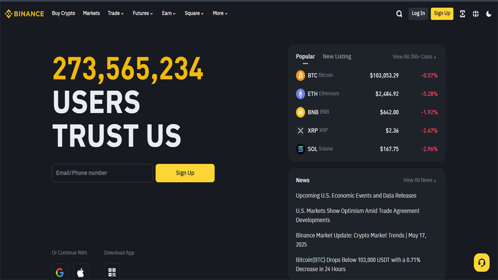 پلتفرم وام&zwnj;دهی Binance Loans