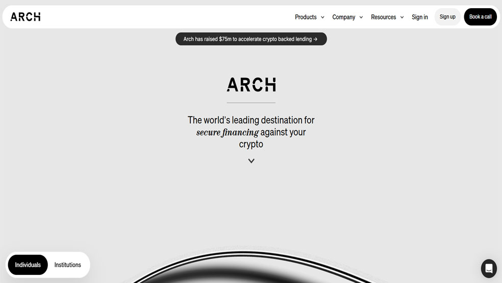 پلتفرم وام&zwnj;دهی Arch Lending