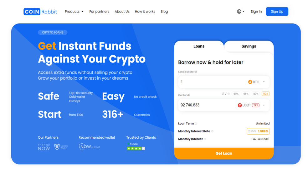 پلتفرم وام&zwnj;دهی CoinRabbit