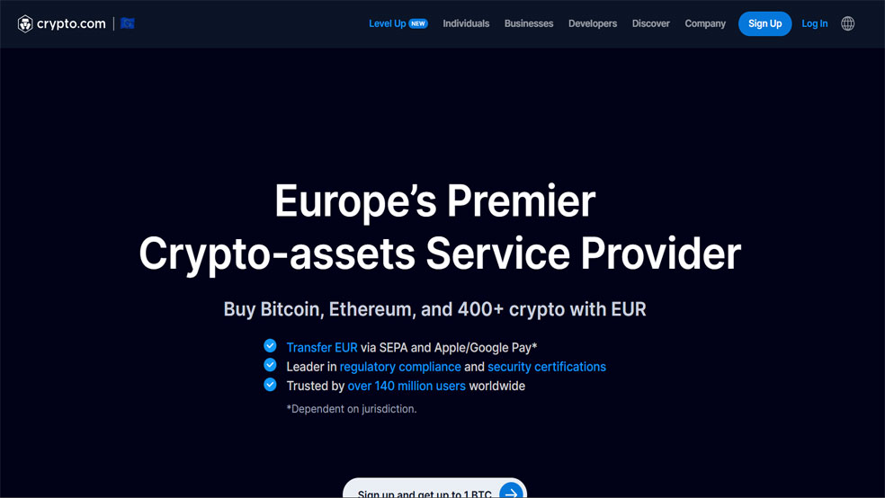 پلتفرم وام&zwnj;دهی Crypto.com&nbsp;