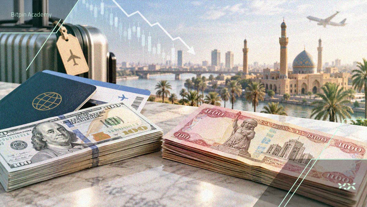 اسکناس دلار و دینار عراق برای سفر