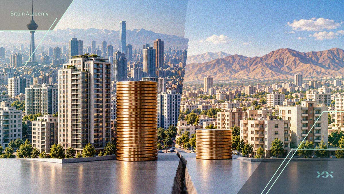 مقایسه قیمت مسکن تهران و شهرستان‌ها با نمایش ساختمان‌های مسکونی و اختلاف هزینه خرید خانه